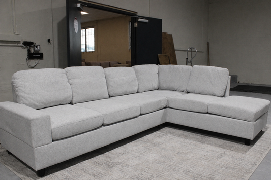 Ella Chaise Sectional (Light Grey)