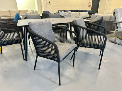Malibu Dining (Black/Grey)