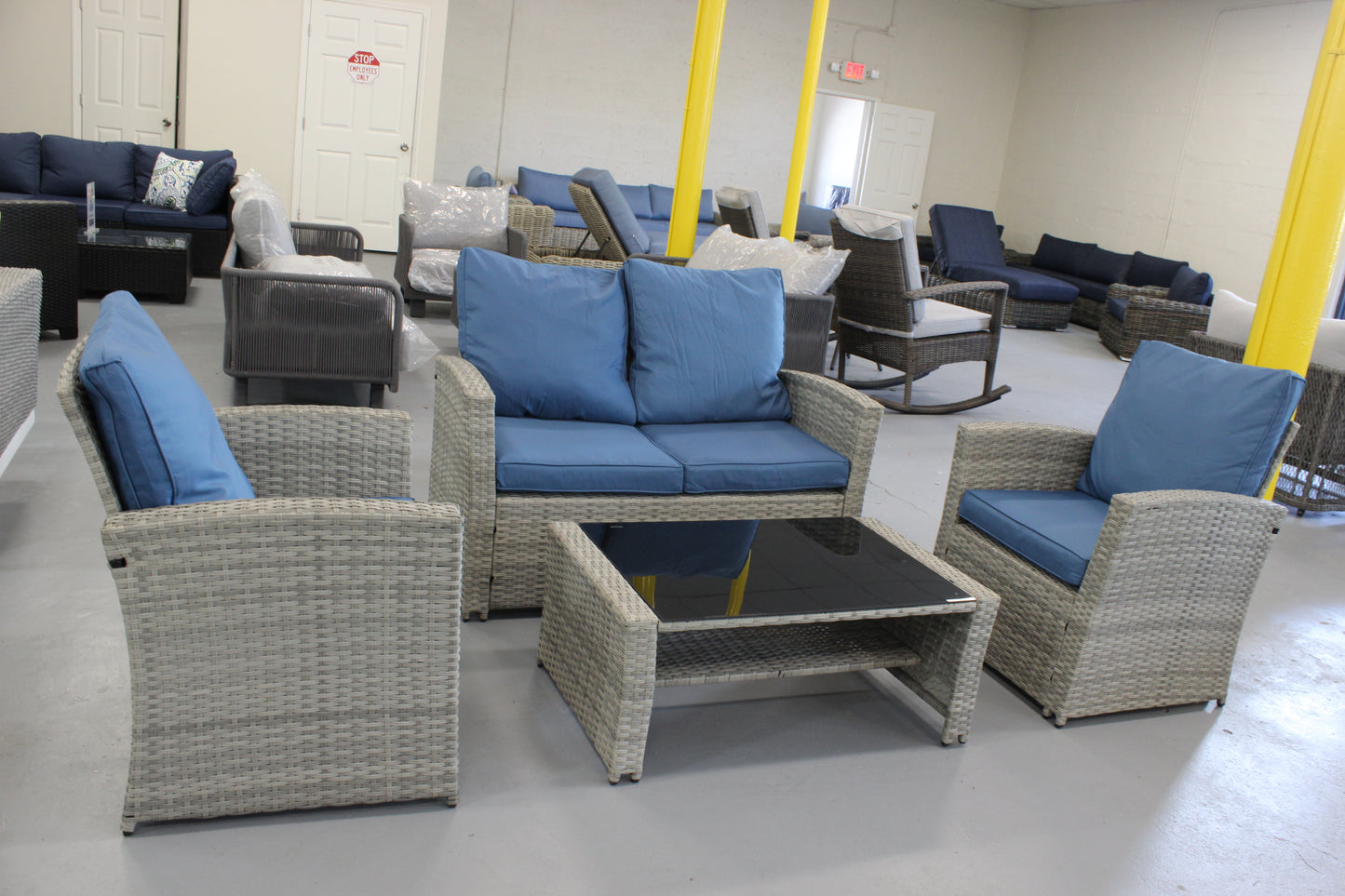 Miami Garden (Mixed Grey/Blue)