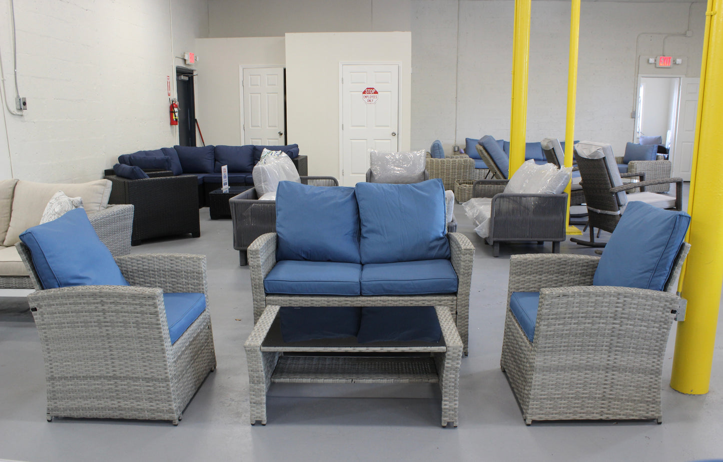 Miami Garden (Mixed Grey/Blue)
