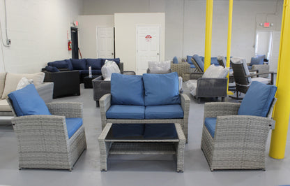 Miami Garden (Mixed Grey/Blue)