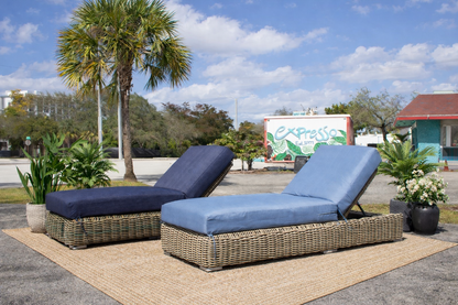 Resort Style Nova Lounger (Light Blue)