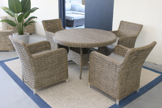 Tulum Dining (Natural Brown)