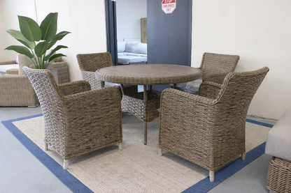 Tulum Dining (Natural Brown)