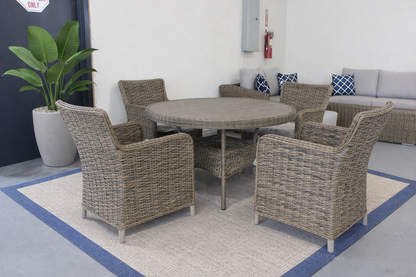 Tulum Dining (Natural Brown)