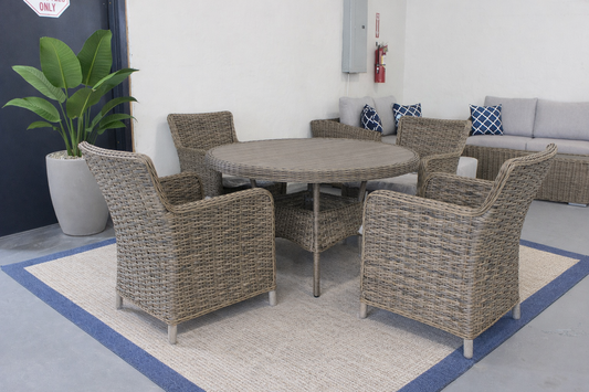 Tulum Dining (Natural Brown)