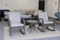 Arnold 3pc Rocker Set (Grey/Brown)